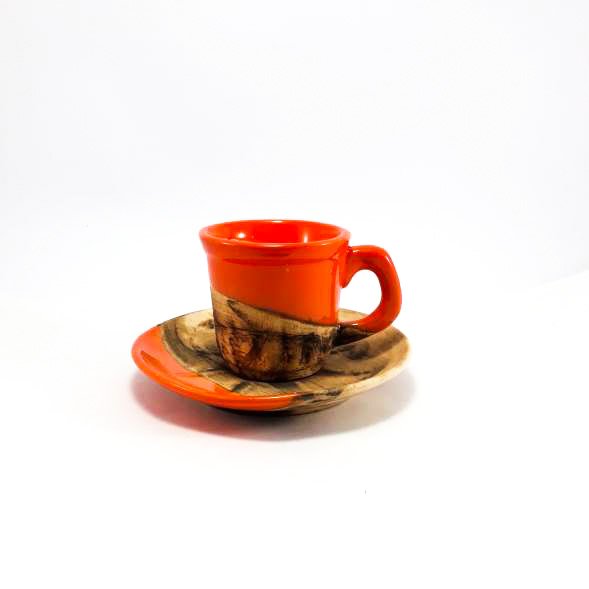 Hemoton Taza de viaje de café de cerámica, 2 unidades, taza esmaltada, taza  de café, taza de leche, taza de café esmaltada para interiores y