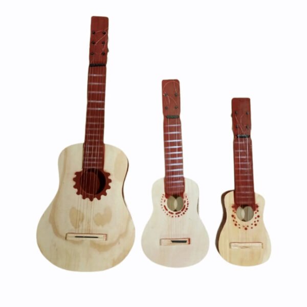 Guitarra de madera de Juguete color natural – ALERCEMUEBLES.cl